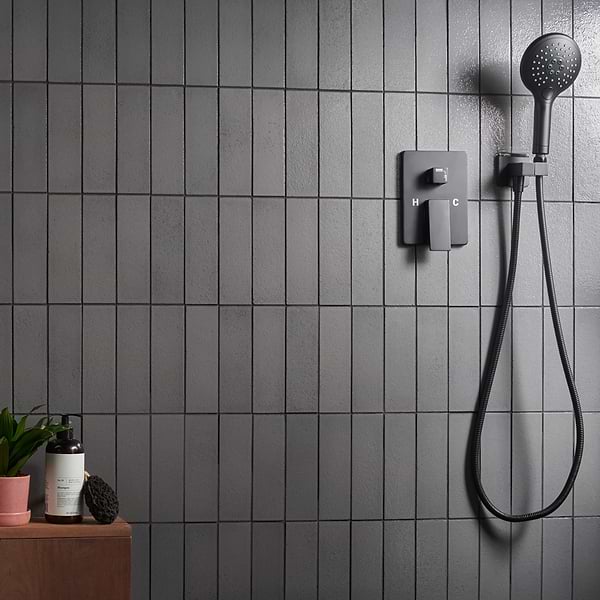 ColorHues Lava Stone Fossil Gray 2x8 Polished Lava