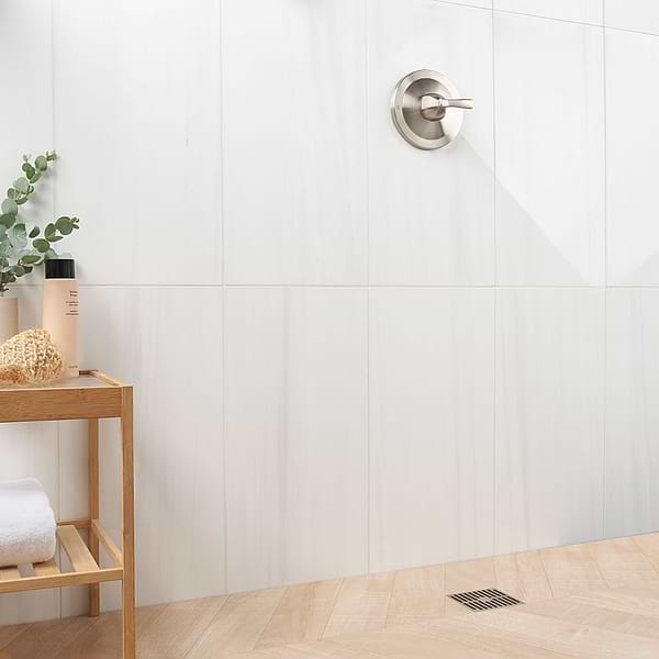 Bianco Dolomite Premium 12x24 Polished; in White Marble; for Backsplash, Bathroom Floor, Bathroom Wall, Commercial Floor, Floor Tile, Kitchen Floor, Kitchen Wall, Outdoor Floor, Outdoor Wall, Shower Floor, Shower Wall, Wall Tile; in Style Ideas Art Deco, Classic, Contemporary, Traditional, Transitional