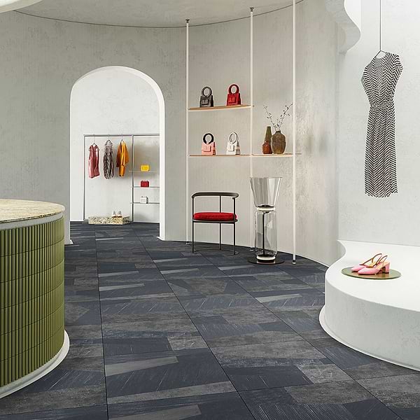 Palladiana Black 24x24 Matte Porcelain Tile