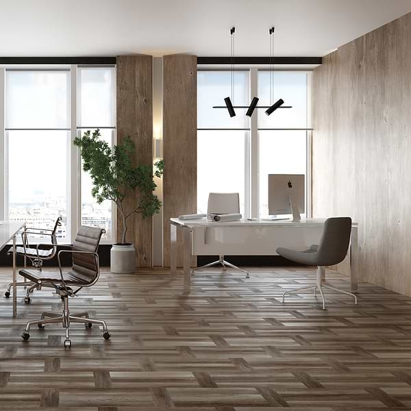 Stacy Garcia Artwood Parquet Starling 12x24 - 5.0mm/20 mil Wear Layer - Rigid Core Click; in Starling Luxury Vinyl; for Bathroom Floor, Commercial Floor, Floor Tile, Kitchen Floor; in Style Ideas Classic, Contemporary, Cottage, Industrial, Mid Century, Modern, Traditional, Transitional
