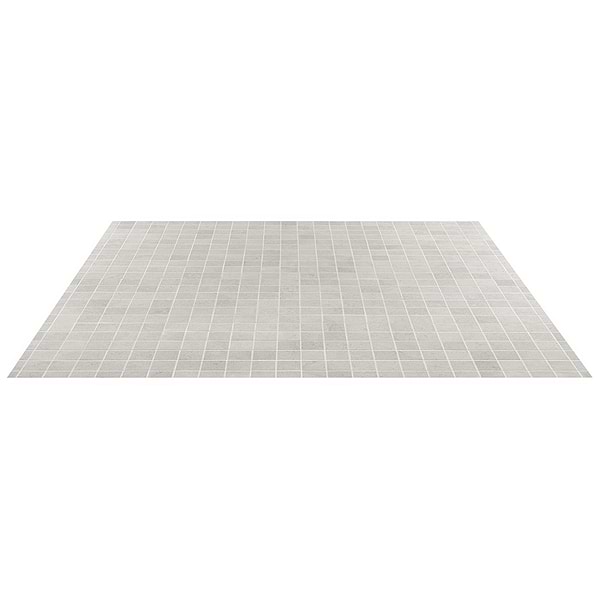 Ages Perla White 2x2 Limestone Look Matte Porcelain Mosaic Tile