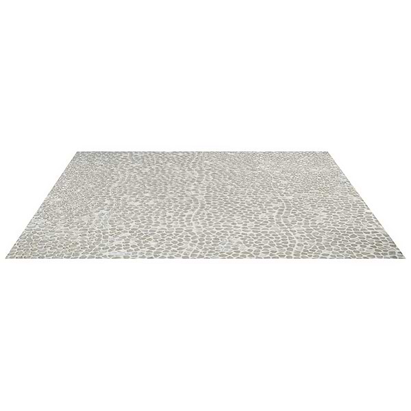 Artemis Pebble Silver Haze Polished Glass