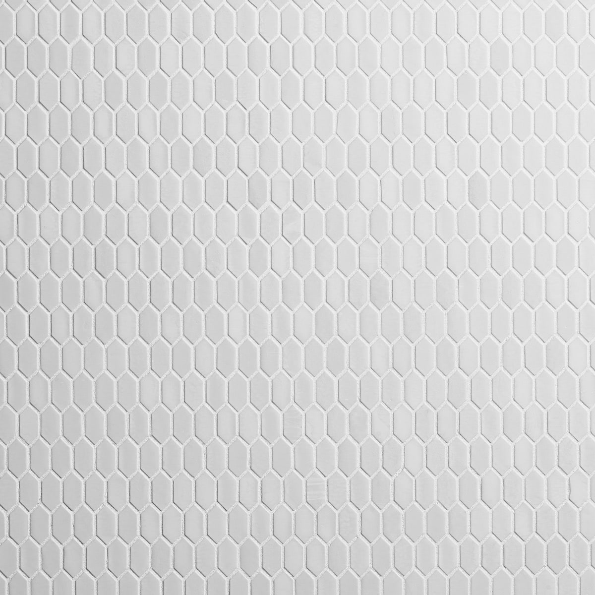 Moonlit Rain White 1/4" x 1" Polished Glass Mosaic Tile