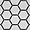 Zemira Bianco White 9" Hexagon Matte Porcelain