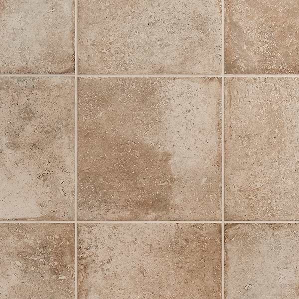 Caruso Delfi Dark Beige 12x12 Travertine Look Matte Porcelain Tile