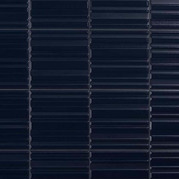 Close Out-Ras Blue 8x16 3D Glossy and Matte Mixed Finish Ceramic Tile