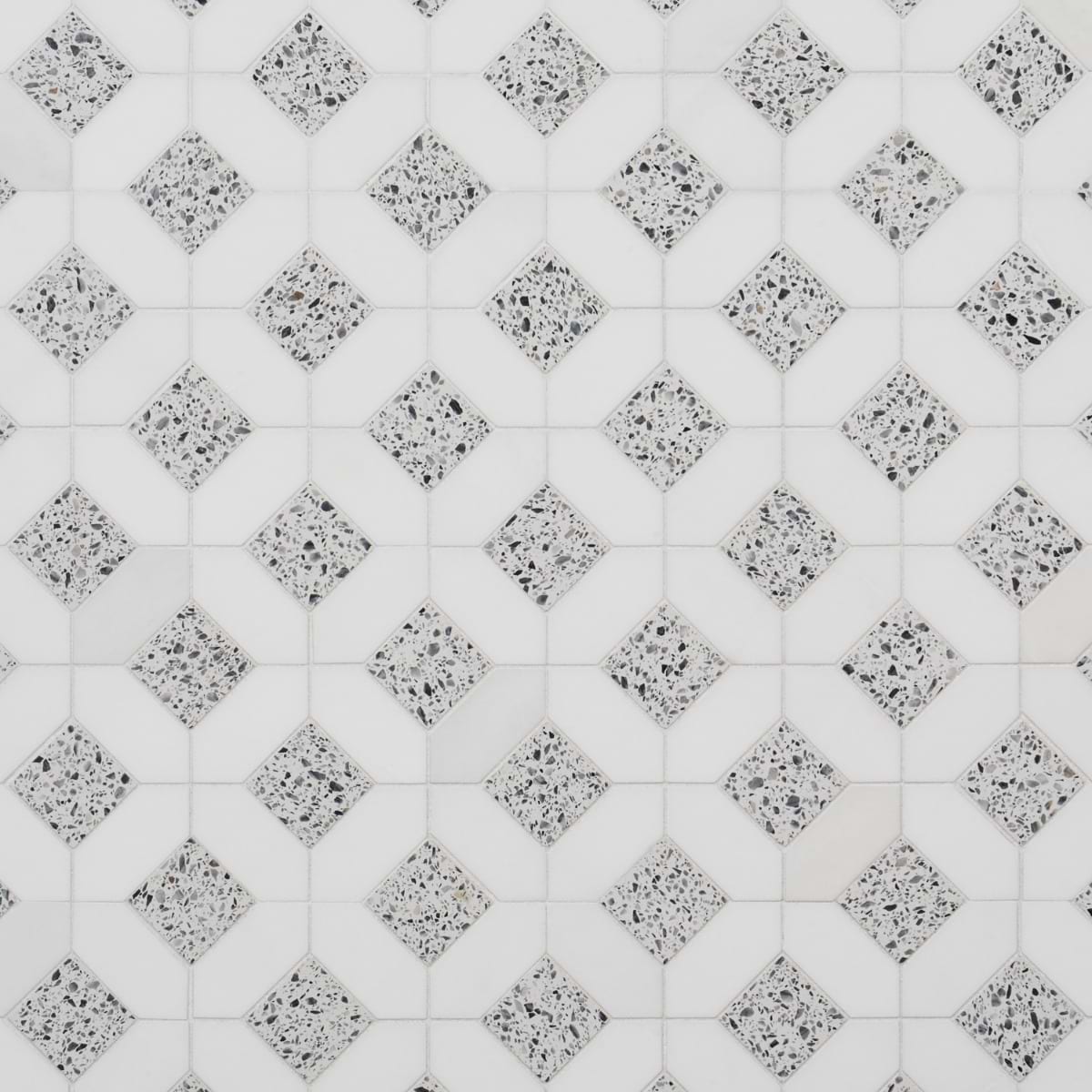 Minna Diamond Bianca Truffle - Tibet White & Terrazzo 