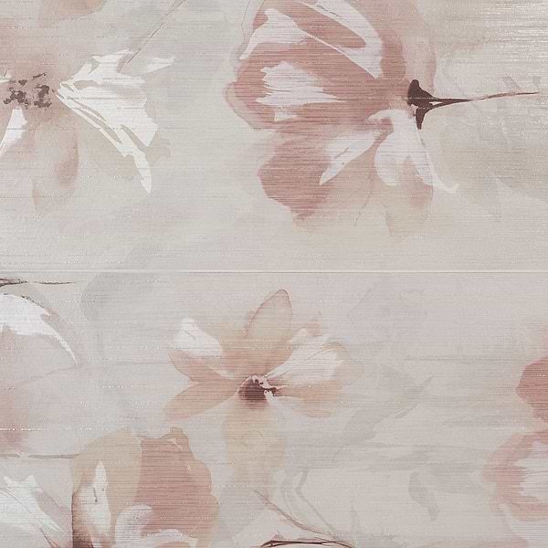 Artscape Poetica Pink 24x48 Artisan Decor Porcelain Tile