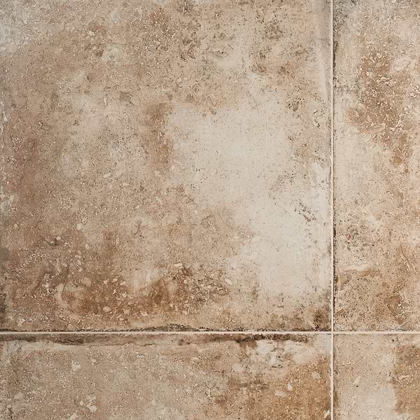 Caruso Delfi Dark Beige 24x24 Travertine Look Matte Porcelain Tile