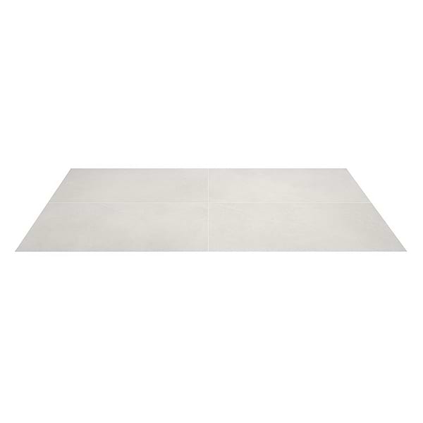 Ages Perla White 24x48 Limestone Look Matte Porcelain Tile