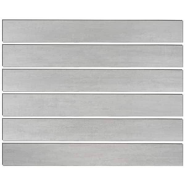 Stacy Garcia Artwood Silver 6x48 - 5.0mm/20 mil Wear Layer - Rigid Core Click Matte Luxury Vinyl