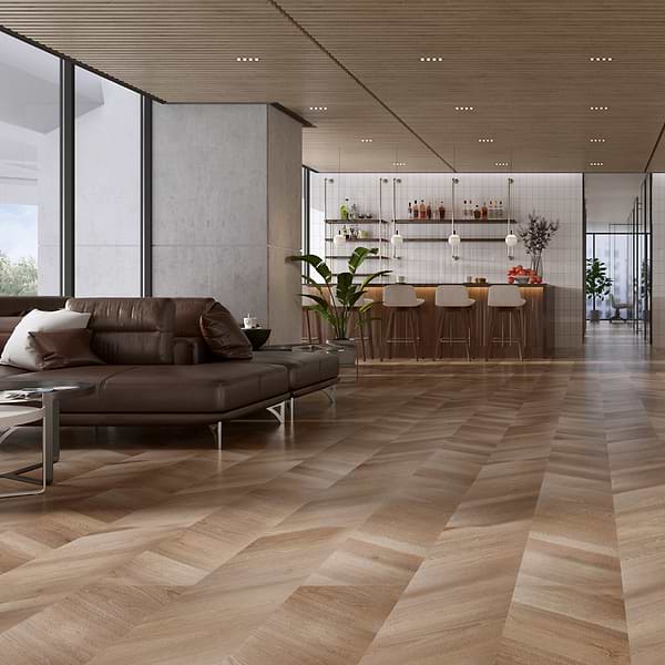 Stacy Garcia Artwood Chevron Starling 12x48 - 5.0mm/20 mil Wear Layer - Rigid Core Click Matte Luxury Vinyl