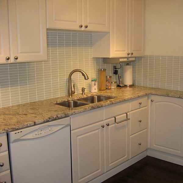 Crystal Super White 1x4 Stacked Polished Glass