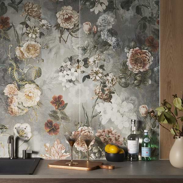 Paula Purroy Musee Dalia Vintage 24x48 Artisan Decor Porcelain Tile