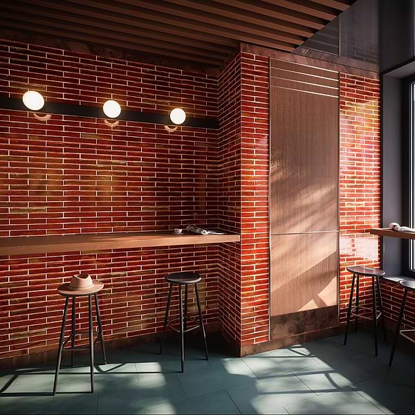 Artemis Brick Sunset 2x12 Polished Glass