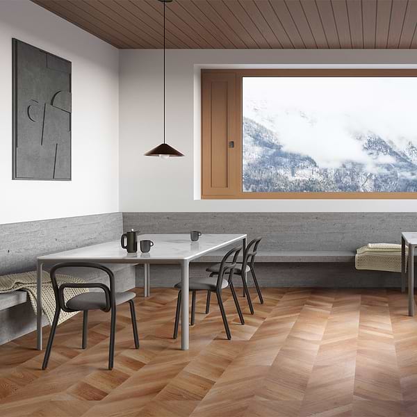 Stacy Garcia Artwood Chevron Bear 12x48 - 5mm/20mil Wear Layer - Rigid Core Click- Matte Luxury Vinyl