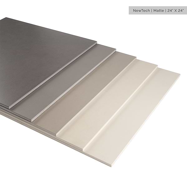 NewTech Bianco 24x24 Matte Porcelain Tile