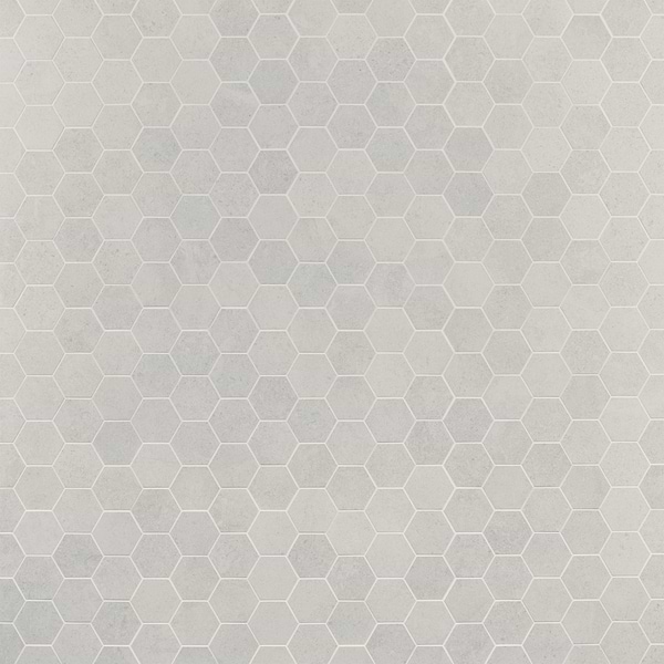 Ages Perla 3" Hex Matte Porcelain Mosaic Tile