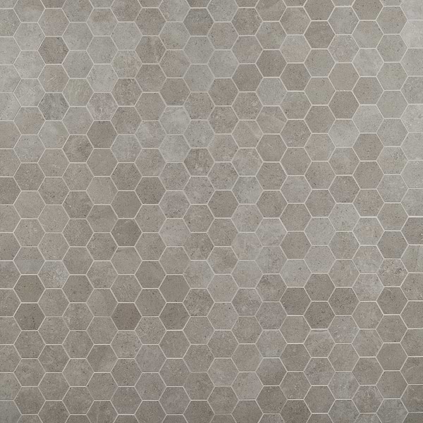 Ages Tortora 3" Hex Matte Porcelain Mosaic Tile