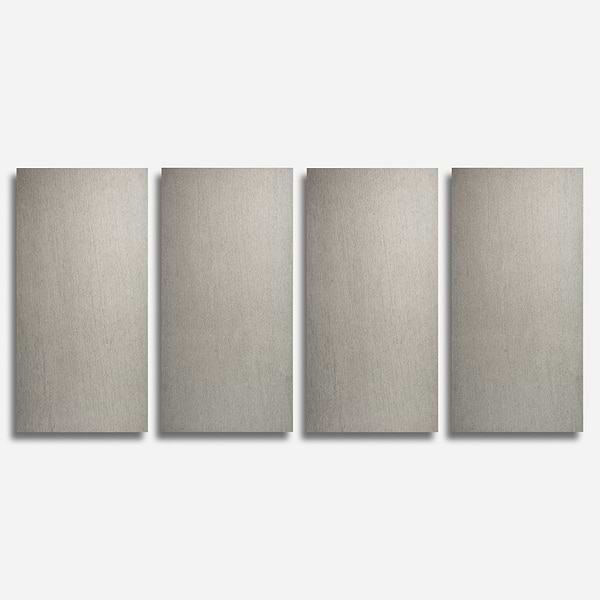 Tectonic Silver Gray 24x48 Matte Porcelain Tile