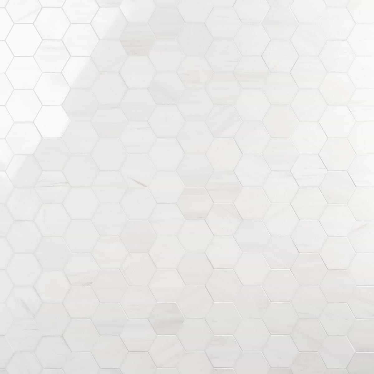 Bianco Dolomite Premium 4" Hexagon Polished 
