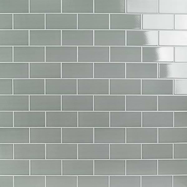 Palisa Steel Blue 4x8 Crackled Glossy Ceramic Tile