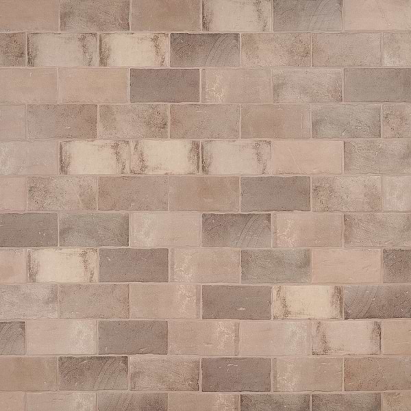 Malta Taupe 4x8 Terracotta Look Matte Ceramic Tile