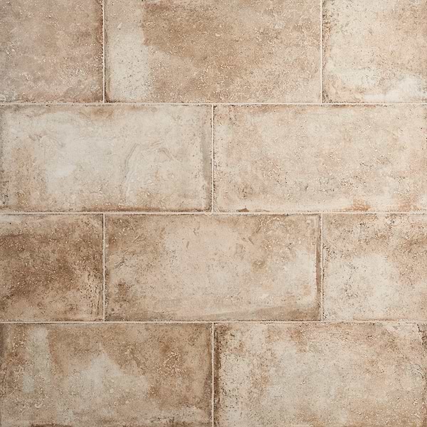 Caruso Delfi Dark Beige 12x24 Travertine Look Matte Porcelain Tile