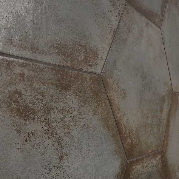 Close Out - Angela Harris San Francisco Graphite 20" Hexagon Matte Porcelain