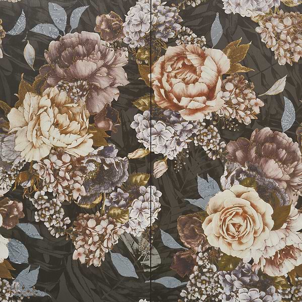 Paula Purroy Musee Rosette 24x48 Artisan Decor Porcelain Tile