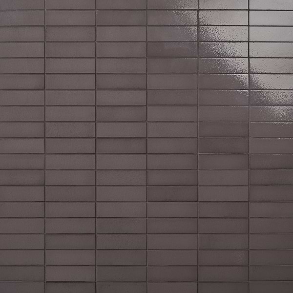 ColorHues Lava Stone Pebble Gray 2x8 Polished Lava