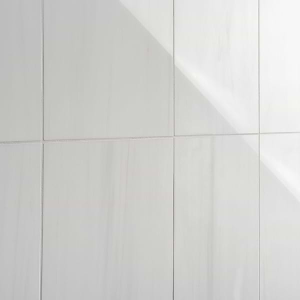 Bianco Dolomite White 12x24 Premium Polished Marble Tile