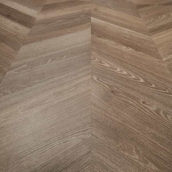 Stacy Garcia Artwood Chevron Mocha 12x48 - 5.0mm/20 mil Wear Layer -  Rigid Core Click Matte Luxury Vinyl