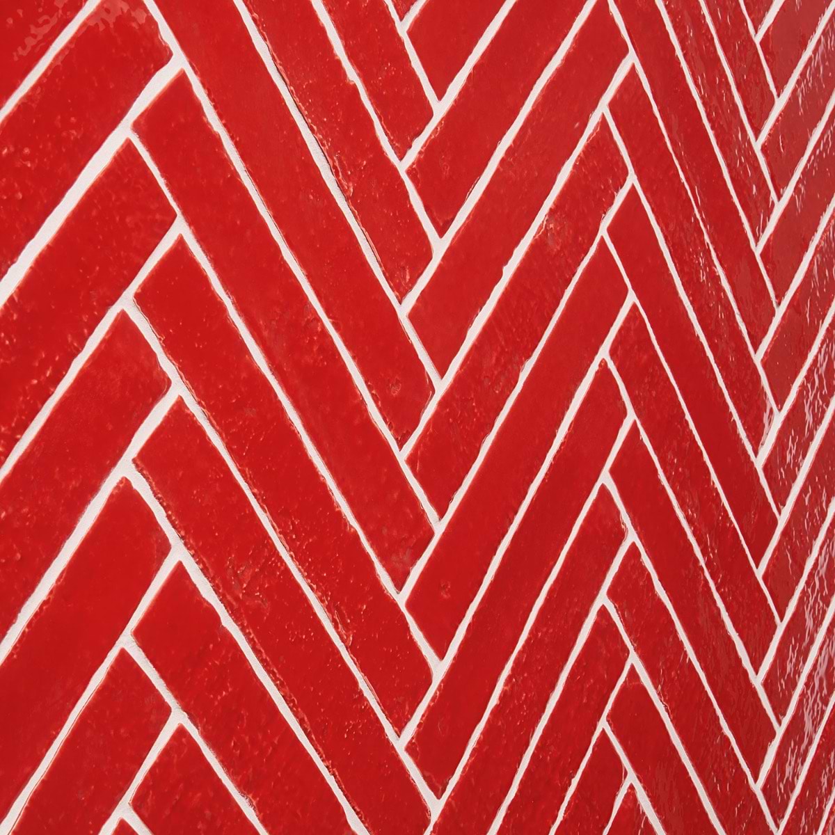 Shop Close Out - Artist Crimson Red 1.5x9 Glossy Ceramic Tile