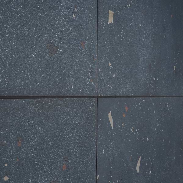 Kado Cement Ocean Blue 24x48 Terrazzo Look Matte Porcelain Tile