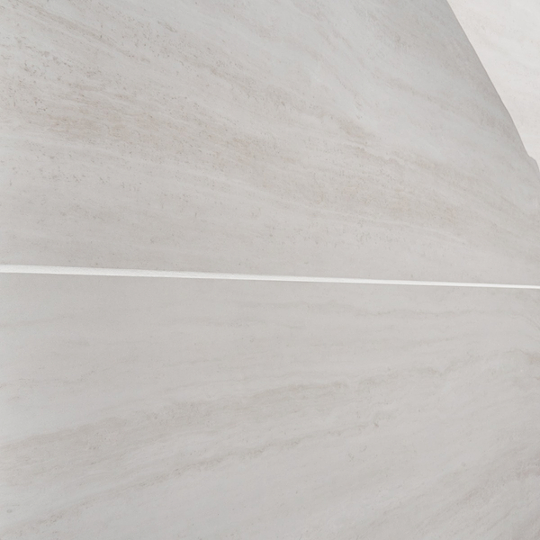 Zenit Bianco White 24x48 Travertine Look Polished Porcelain Tile
