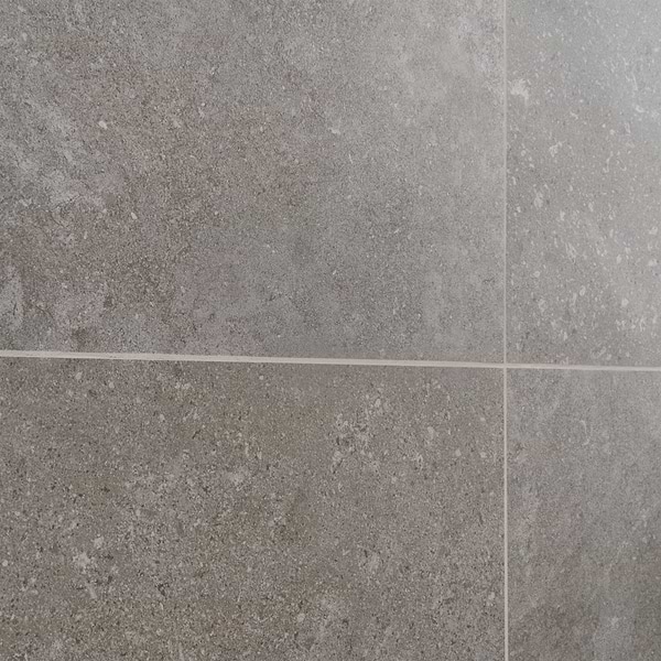 Ages Fossil Dark Gray 12x24 Limestone Look Matte Porcelain Tile