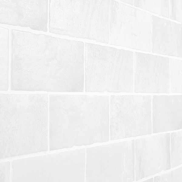 Malta White 4x8 Terracotta Look Matte Ceramic Tile