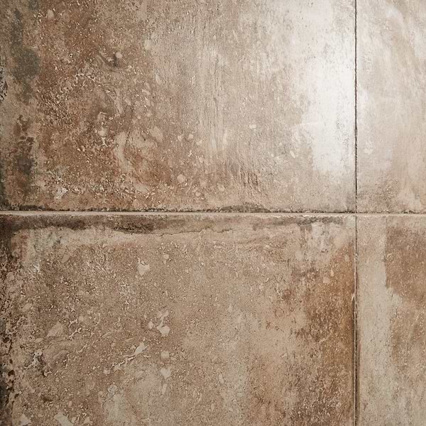 Caruso Delfi Dark Beige 24x24 Travertine Look Matte Porcelain Tile