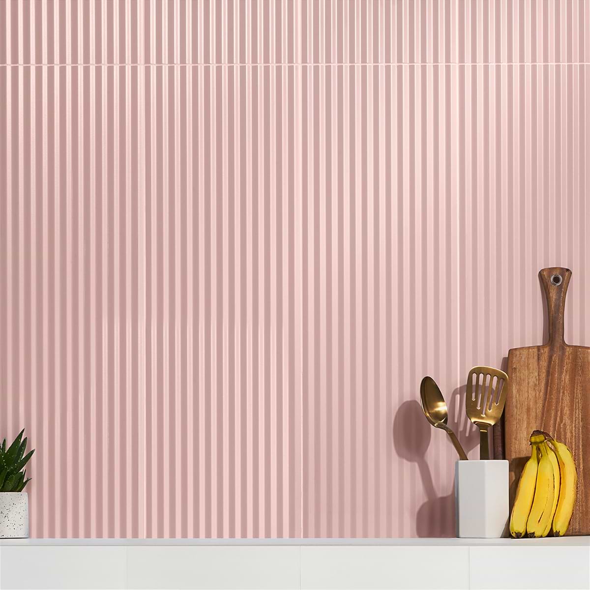 Shop Vespa 3D Blush Pink 12x36 | SohoStudioCorp.com