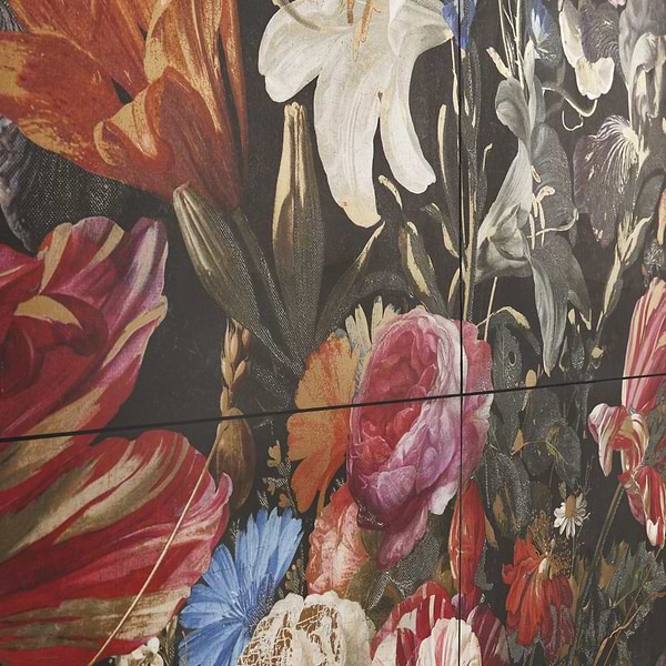 KIT- Paula Purroy Musee Bouquet Multicolor 24x48 Artisan Decor Mural Porcelain Tile