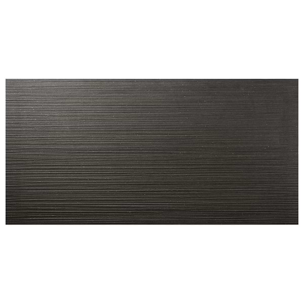 Tectonic Pleated Mocha Gray 24x48 Matte Porcelain Tile; in Gray, Brown Through Body Porcelain; for Backsplash, Bathroom Wall, Kitchen Wall, Outdoor Wall, Shower Wall, Wall Tile; in Style Ideas Classic, Contemporary, Modern