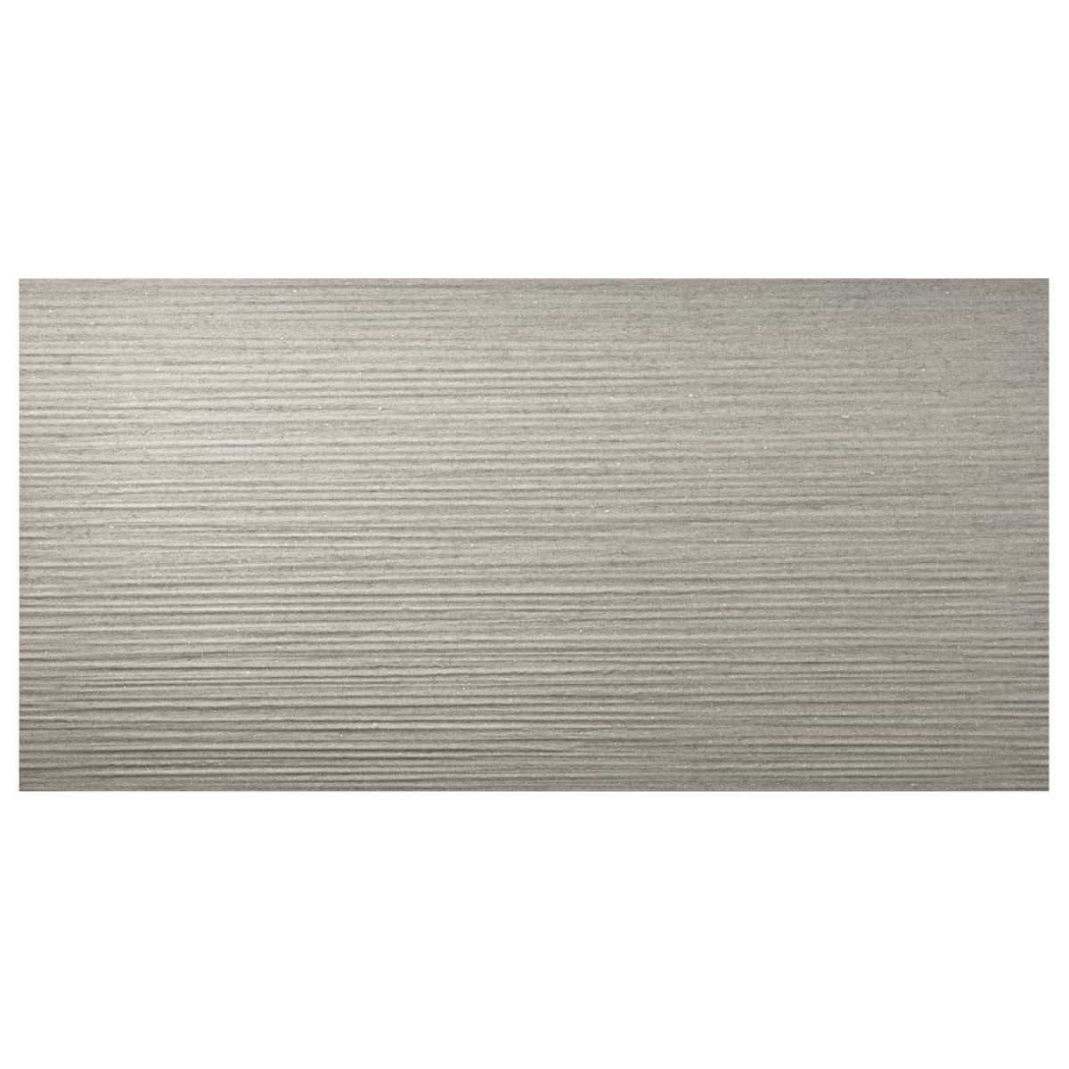 Tectonic Pleated Silver Gray 24x48 Matte Porcelain Tile 