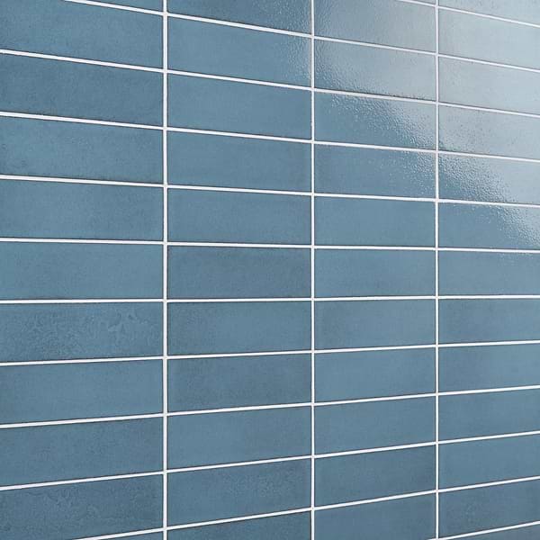 ColorHues Lava Stone Turquoise 2x8 Polished Lava