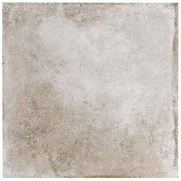 Caruso Olimpia White 24x24 Travertine Look Matte Porcelain Tile