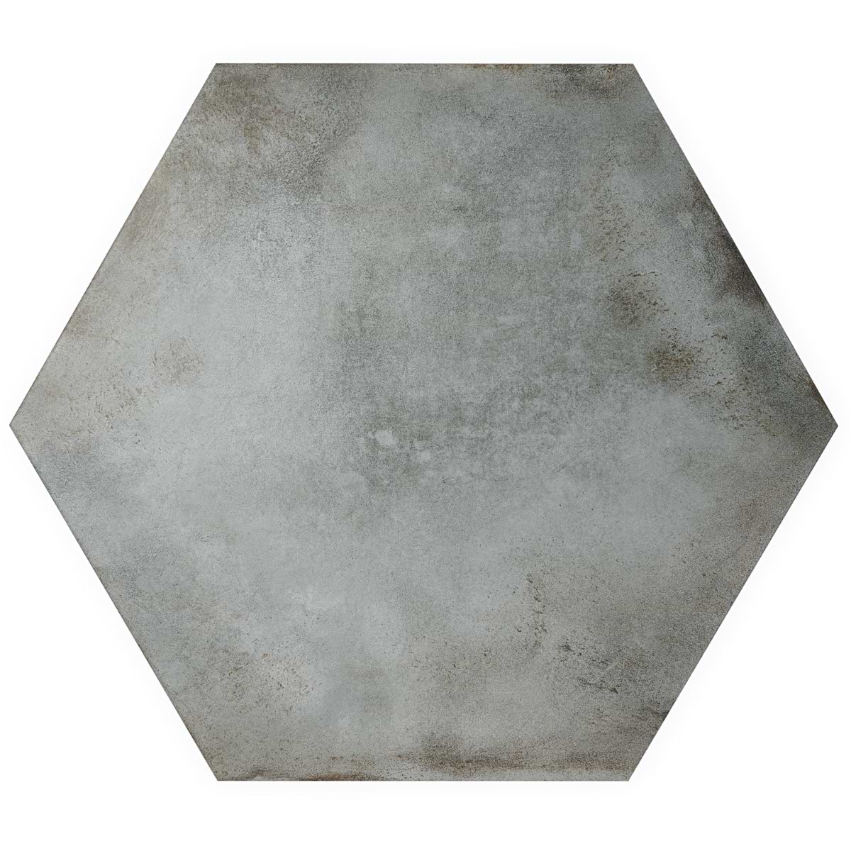 Angela Harris San Francisco Gray 20" Hexagon Matte Porcelain