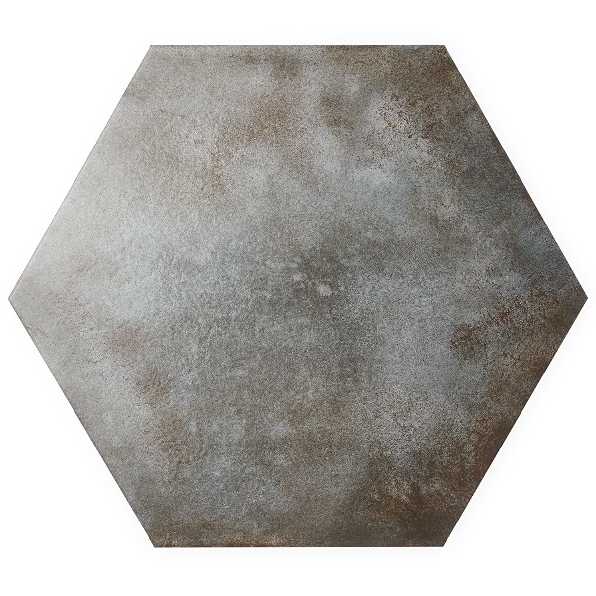 Angela Harris San Francisco Graphite 20" Hexagon Matte Porcelain