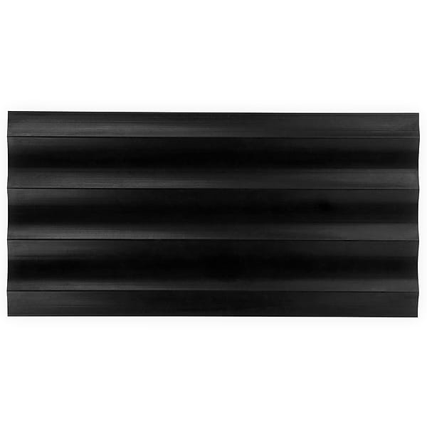 Carver Fluted Nero 12x24 Dimensional Honed Honed Marble