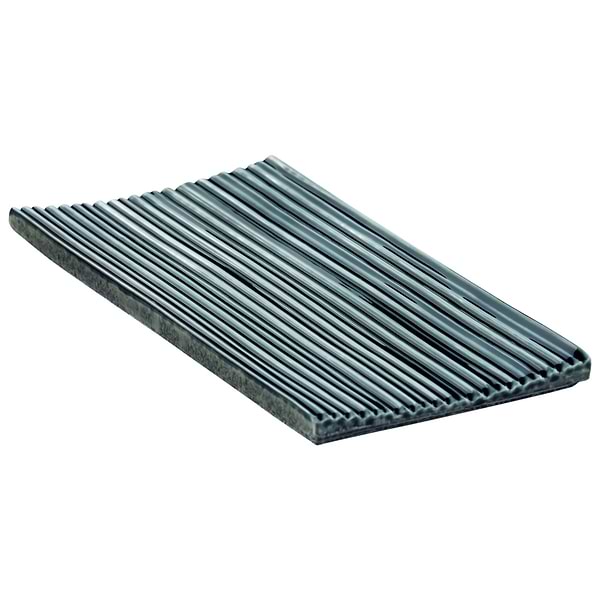 Baroque Glass Midnight Blue 4.5x9 Fluted Ridged Polished  Glass