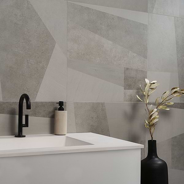 Palladiana Gray 24x24 Matte Porcelain Tile